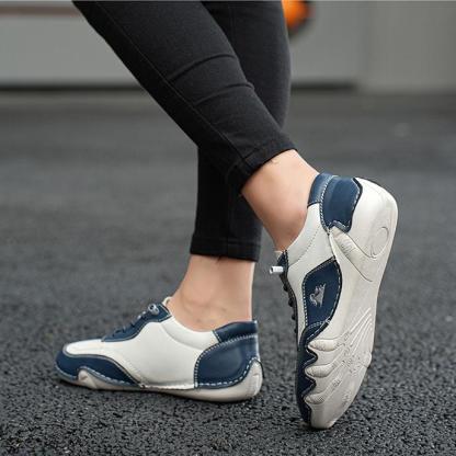 ⏰Promotion - 70% OFF🔥Womens Casual Leather Fashion Sneakers Handmade Ankle Chukka Boots Lightweight Slip-On Loafers Walking Driving Orthopedic Shoes - Proven Plantar Fasciitis, Foot and Heel Pain Relief