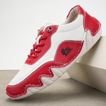 ⏰Promotion - 70% OFF🔥Womens Casual Leather Fashion Sneakers Handmade Ankle Chukka Boots Lightweight Slip-On Loafers Walking Driving Orthopedic Shoes - Proven Plantar Fasciitis, Foot and Heel Pain Relief