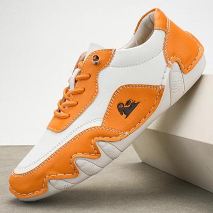 ⏰Promotion - 70% OFF🔥Womens Casual Leather Fashion Sneakers Handmade Ankle Chukka Boots Lightweight Slip-On Loafers Walking Driving Orthopedic Shoes - Proven Plantar Fasciitis, Foot and Heel Pain Relief
