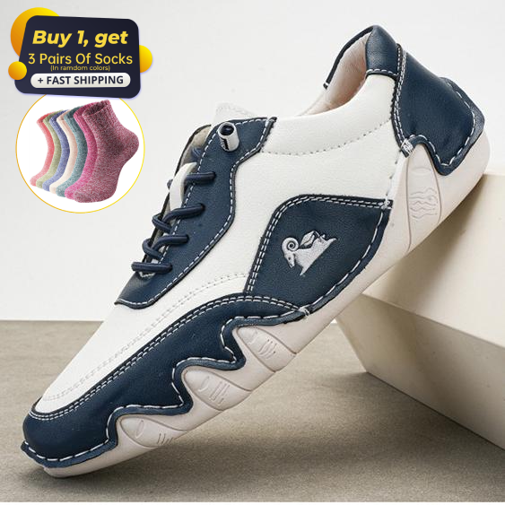 ⏰Promotion - 70% OFF🔥Womens Casual Leather Fashion Sneakers Handmade Ankle Chukka Boots Lightweight Slip-On Loafers Walking Driving Orthopedic Shoes - Proven Plantar Fasciitis, Foot and Heel Pain Relief