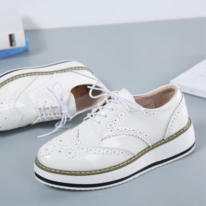 🔥Last Day 50% OFF ⏰Brogue Platform Comfortable Orthopedic Shoes - Proven Plantar Fasciitis, Foot and Heel Pain Relief