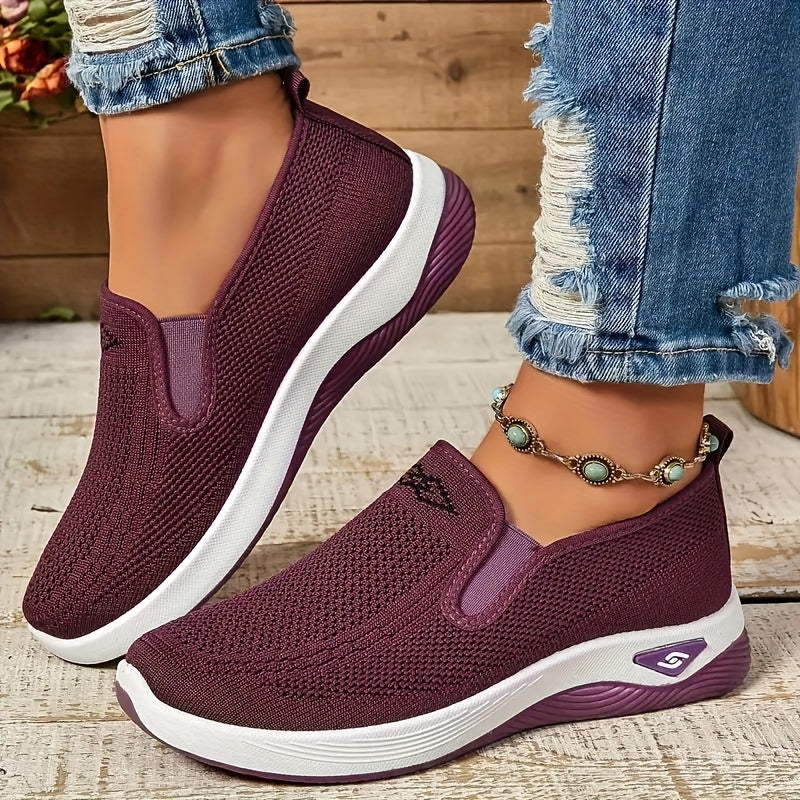 🔥Last Day Promotion 70% OFF🔥-Women's Comfortable Breathable Knitted Sneakers - Proven Plantar Fasciitis, Foot and Heel Pain Relief