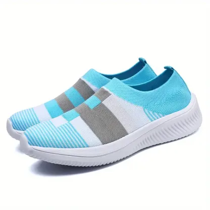 🔥Last Day Promotion 70% OFF⏰Women's Colorblock Comfortable & Breathable Slip On Sports Orthopedic Shoes