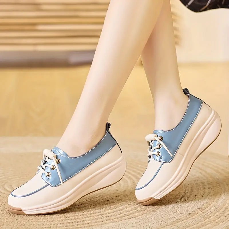 🎁Hot Sale 50% OFF⏳Women's Chic White Slip-On Loafers with Thick Sole - Proven Plantar Fasciitis, Foot and Heel Pain Relief