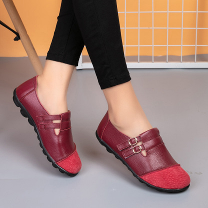 🔥Last Day Promotion 50% OFF⏰ Women's Comfortable Versatile Orthopaedic Leather Loafers - Proven Plantar Fasciitis, Foot and Heel Pain Relief