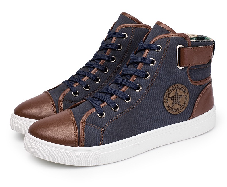 🔥Last Day Sale 70% OFF🔥Men's High Top Skate Shoes - Breathable Sneakers with Platform