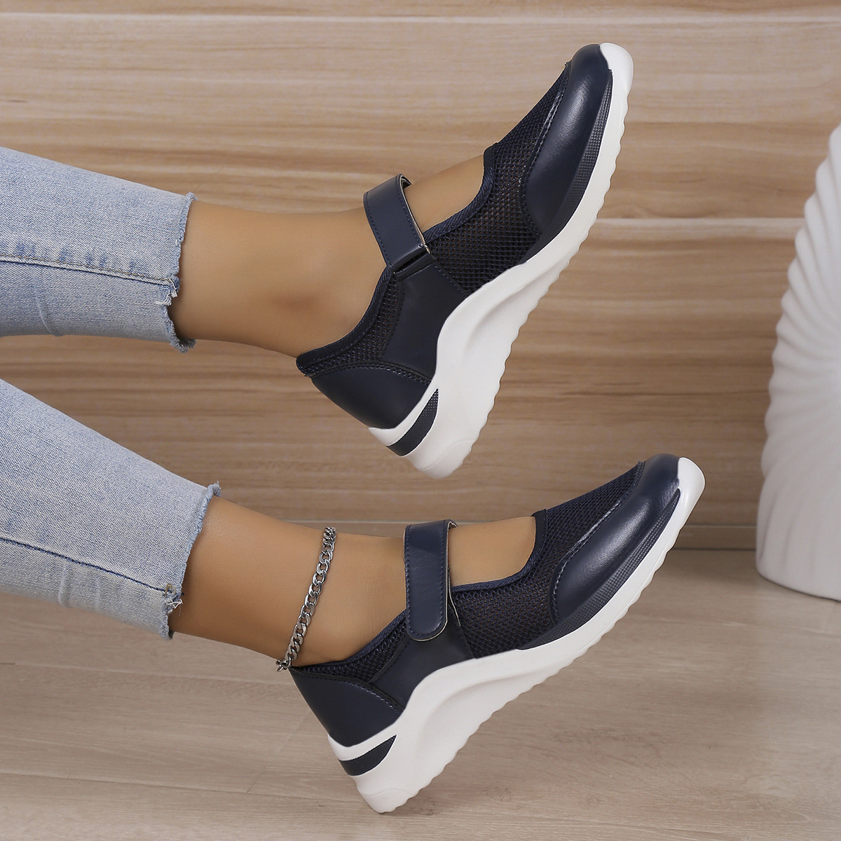 ⏰Promotion - 70% OFF🔥Women's Casual Round Toe Orthopedic Platform Shoes - Proven Plantar Fasciitis, Foot and Heel Pain Relief