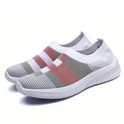 🔥Last Day Promotion 70% OFF⏰Women's Colorblock Comfortable & Breathable Slip On Sports Orthopedic Shoes