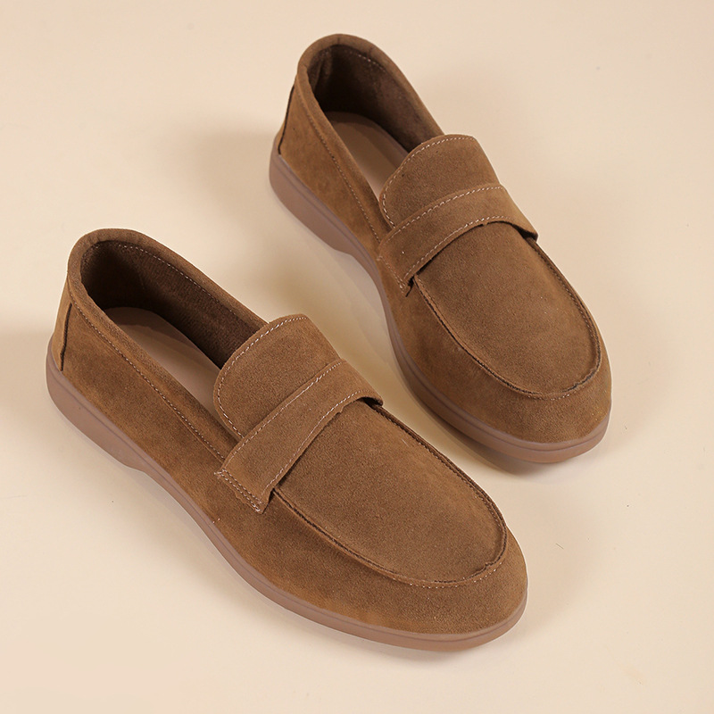 🔥Last Day Promotion 70% OFF ⏰2025 New Suede Slip On Comfortable Orthopedic Loafers - Proven Plantar Fasciitis, Foot and Heel Pain Relief