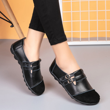 🔥Last Day Promotion 50% OFF⏰ Women's Comfortable Versatile Orthopaedic Leather Loafers - Proven Plantar Fasciitis, Foot and Heel Pain Relief