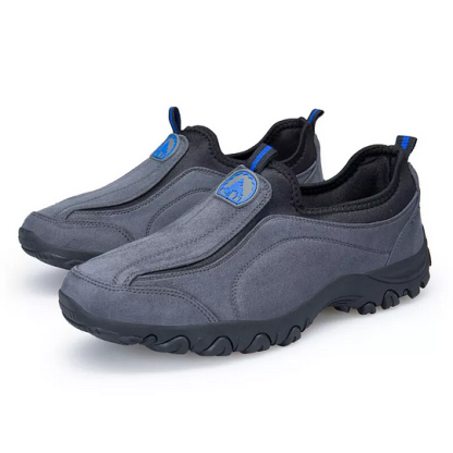 (⏰Limited Time Sale 70% OFF) Men's Orthopedic Slip-On Shoes, Lightweight Comfortable Wide Toe Walking Shoes