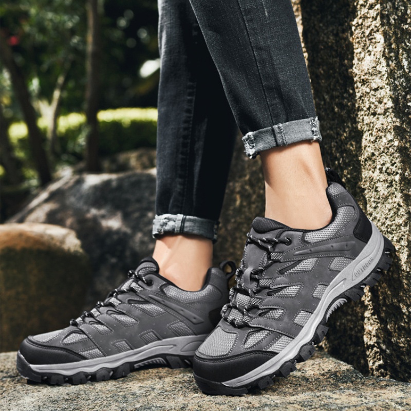 ⏰Promotion - 70% OFF🔥Men's All-Terrain Waterproof Lightweight Hiking Shoes Orthopedic Work Shoes
