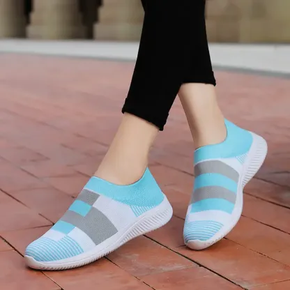 🔥Last Day Promotion 70% OFF⏰Women's Colorblock Comfortable & Breathable Slip On Sports Orthopedic Shoes