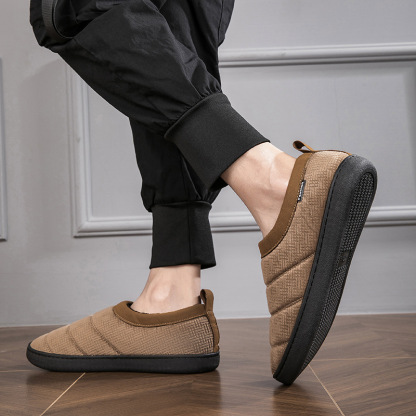 🔥On This Week Sale 70% OFF🔥MEN'S COMFORTABLE VELVET CASUAL LOW-CUT COTTON SHOES - Proven Plantar Fasciitis, Foot and Heel Pain Relief