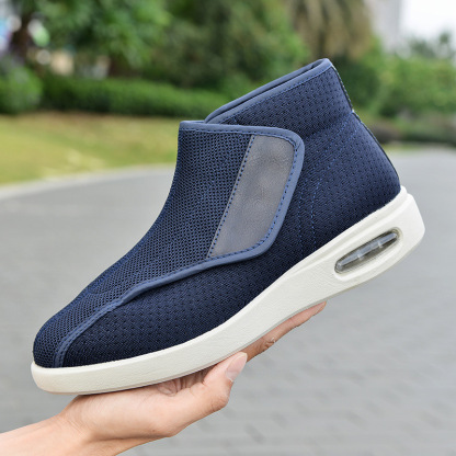 🔥Hot sale-70% OFF🔥Men's Velcro orthopedic shoes-anti-slip breathable widened-for hallux valgus, swollen feet, foot pain fasciitis