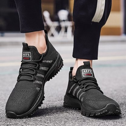 ⏰LIMITED SALE 70% OFF🔥Men's Yellow Athletic Sneakers - Breathable Mesh Lace-Up Running Shoes for Training & Casual Sports