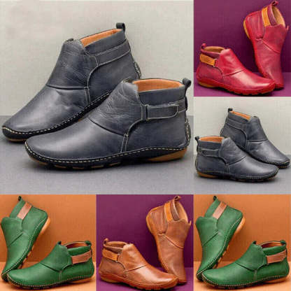 🔥Last Day Promotion 70% OFF⏰2025 Women's New Fashion Lightweight Casual Orthopedic Leather Boots - Proven Plantar Fasciitis, Foot and Heel Pain Relief