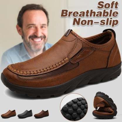 ⏰Limited Time 50% Discount off ⏰Men's Casual Breathable Loafers, Orthopedic Slip-on Shoes - Orthopedic Surgeon Recommended Style