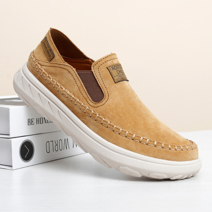 🔥Limited Time Offer 70% OFF🔥Men's Handmade Ultra-Light Leather Loafers - Improve Posture and Get Rid of Painless Walking and Standing