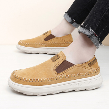 🔥Limited Time Offer 70% OFF🔥Men's Handmade Ultra-Light Leather Loafers - Improve Posture and Get Rid of Painless Walking and Standing