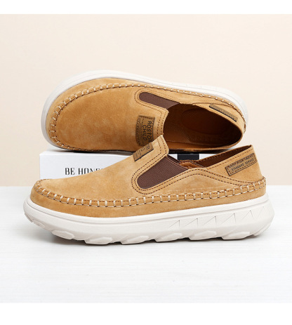 🔥Limited Time Offer 70% OFF🔥Men's Handmade Ultra-Light Leather Loafers - Improve Posture and Get Rid of Painless Walking and Standing