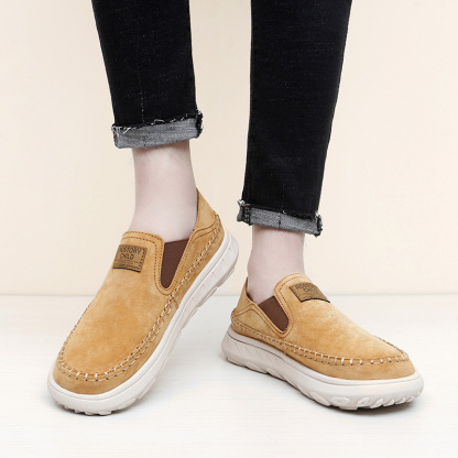 🔥Limited Time Offer 70% OFF🔥Men's Handmade Ultra-Light Leather Loafers - Improve Posture and Get Rid of Painless Walking and Standing