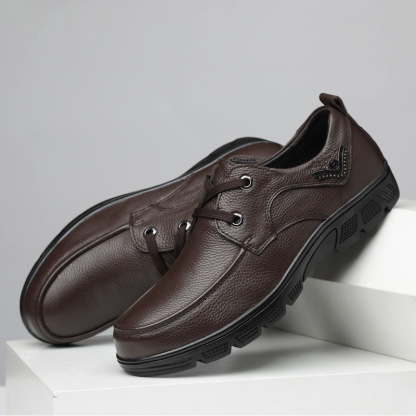 ⏰Promotion - 70% OFF🔥Men's Retro Outdoor Lace-Up Sneakers - Proven Plantar Fasciitis, Foot and Heel Pain Relief