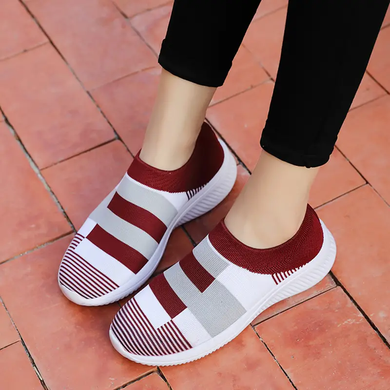 🔥Last Day Promotion 70% OFF⏰Women's Colorblock Comfortable & Breathable Slip On Sports Orthopedic Shoes