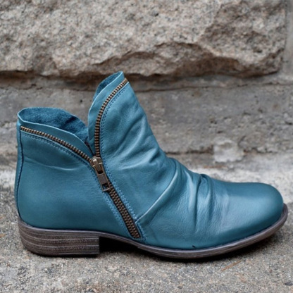 🎁Hot Sale 50% OFF⏳Women Zipper Waterproof Ankle-Support Boots - Proven Plantar Fasciitis, Foot and Heel Pain Relief