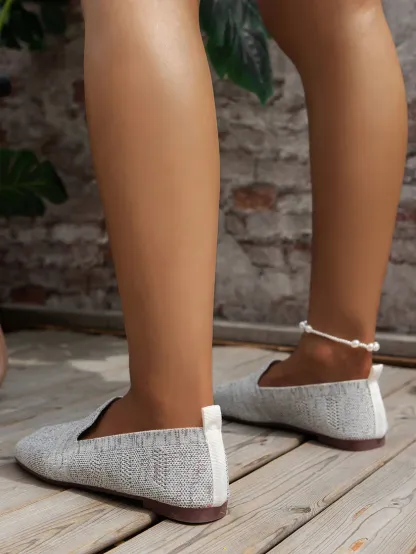 🔥Last Day 50% OFF ⏰Women Comfortable Arch Support Non-Slip Flat Shoes - Proven Plantar Fasciitis, Foot and Heel Pain Relief