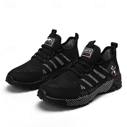 ⏰LIMITED SALE 70% OFF🔥Men's Yellow Athletic Sneakers - Breathable Mesh Lace-Up Running Shoes for Training & Casual Sports