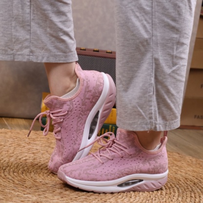 ⏰Promotion - 70% OFF🔥Women's Daily Lightweight Breathable Non-Slip Arch Support Orthopedic Air Cushion Sneakers - Proven Plantar Fasciitis, Foot and Heel Pain Relief
