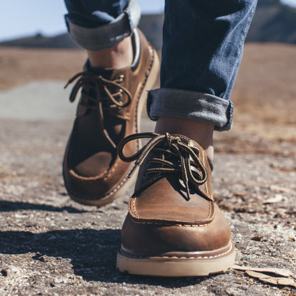 🔥Last Day 70% OFF ⏰Men's Genuine Leather Moccasin Business Boots Outdoor Casual Shoes