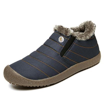 ⏰Promotion - 70% OFF🔥Women's Waterproof Warm Plush Lined Outdoor Snow Ankle Boots - Improve Posture and Get Rid of Painless Walking and Standing