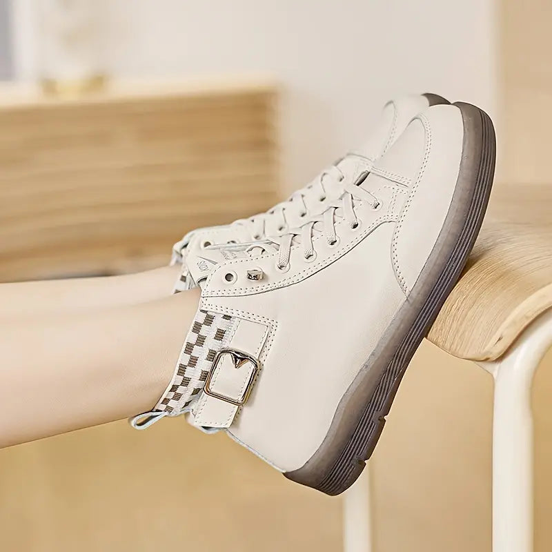 ⏰Promotion - 70% OFF🔥Comfy Buckle Strap Orthopedic Boots - Proven Plantar Fasciitis, Foot and Heel Pain Relief