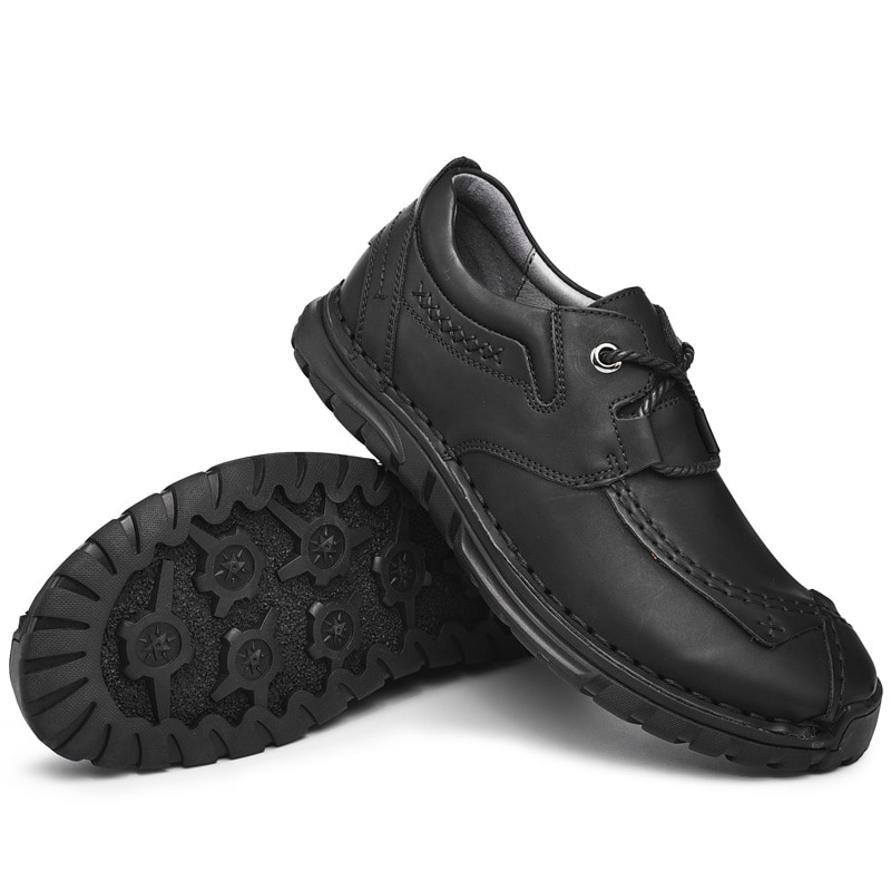 ⏰Promotion - 70% OFF🔥Men‘s Genuine Leather Orthopedic Walking Shoes - Podiatrist Approved Style Recommended