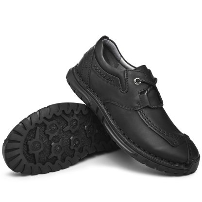 ⏰Promotion - 70% OFF🔥Men‘s Genuine Leather Orthopedic Walking Shoes - Podiatrist Approved Style Recommended