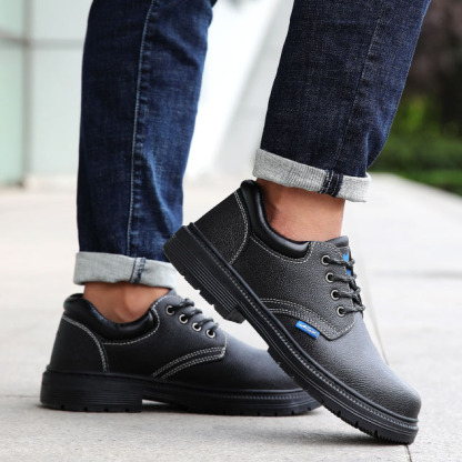 🔥Last Day 70% OFF ⏰MEN'S ANTI-SMASH WATERPROOF WEAR-RESISTANT WORK SAFETY SHOES - Proven Plantar Fasciitis, Foot and Heel Pain Relief