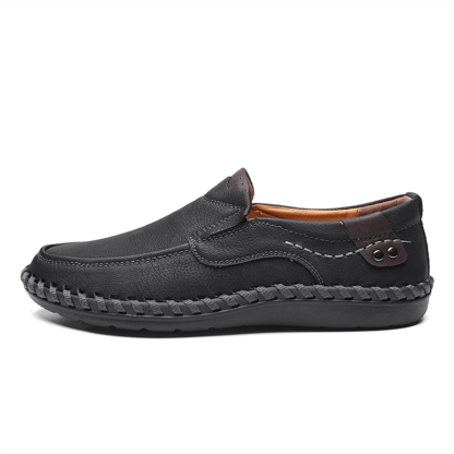 💥Last day deals 70% OFF💥Men's Spring And Summer Walking/Working Stitch Detail Leather Moccasins
