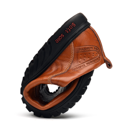 🔥🚀 Hot Sale! Limited Stock! 🌟👟💥Men's Banquet Office Lightweight Design Soft-sole Slip-on Leather Penny Loafers - Proven Plantar Fasciitis, Foot and Heel Pain Relief