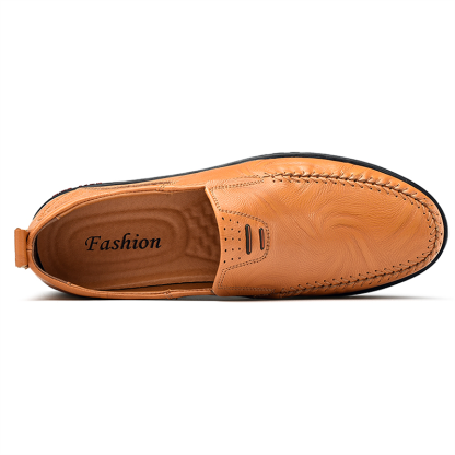 🔥🚀 Hot Sale! Limited Stock! 🌟👟💥Men's Banquet Office Lightweight Design Soft-sole Slip-on Leather Penny Loafers - Proven Plantar Fasciitis, Foot and Heel Pain Relief