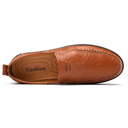 🔥🚀 Hot Sale! Limited Stock! 🌟👟💥Men's Banquet Office Lightweight Design Soft-sole Slip-on Leather Penny Loafers - Proven Plantar Fasciitis, Foot and Heel Pain Relief