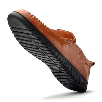 🔥🚀 Hot Sale! Limited Stock! 🌟👟💥Men's Banquet Office Lightweight Design Soft-sole Slip-on Leather Penny Loafers - Proven Plantar Fasciitis, Foot and Heel Pain Relief