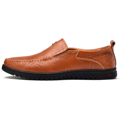 🔥🚀 Hot Sale! Limited Stock! 🌟👟💥Men's Banquet Office Lightweight Design Soft-sole Slip-on Leather Penny Loafers - Proven Plantar Fasciitis, Foot and Heel Pain Relief