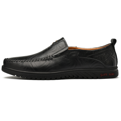 🔥🚀 Hot Sale! Limited Stock! 🌟👟💥Men's Banquet Office Lightweight Design Soft-sole Slip-on Leather Penny Loafers - Proven Plantar Fasciitis, Foot and Heel Pain Relief
