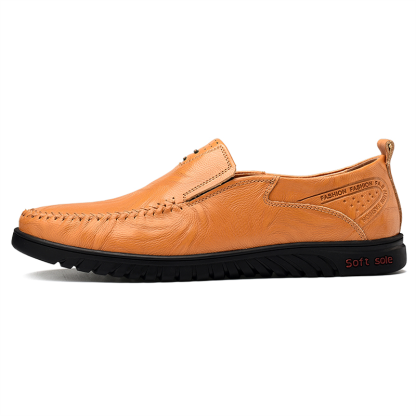 🔥🚀 Hot Sale! Limited Stock! 🌟👟💥Men's Banquet Office Lightweight Design Soft-sole Slip-on Leather Penny Loafers - Proven Plantar Fasciitis, Foot and Heel Pain Relief