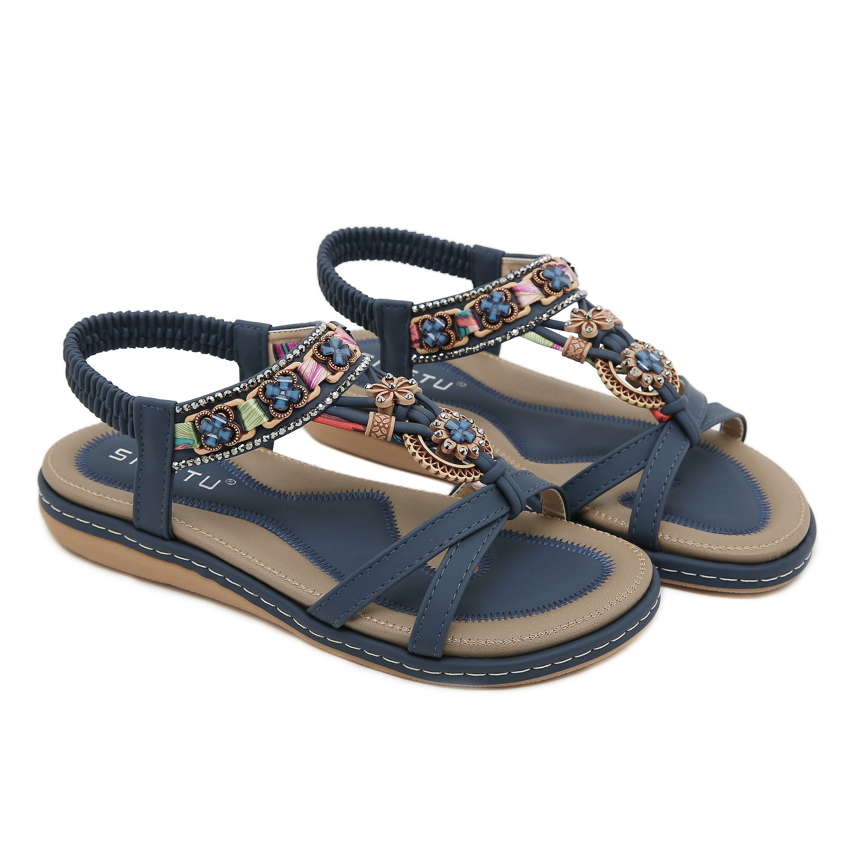 🌸🎉Hot Sale 50% OFF✨⏳Women's Beach Comfort Non-Slip Orthopedic Slip-On Sandals - Improve Posture and Get Rid of Painless Walking and Standing