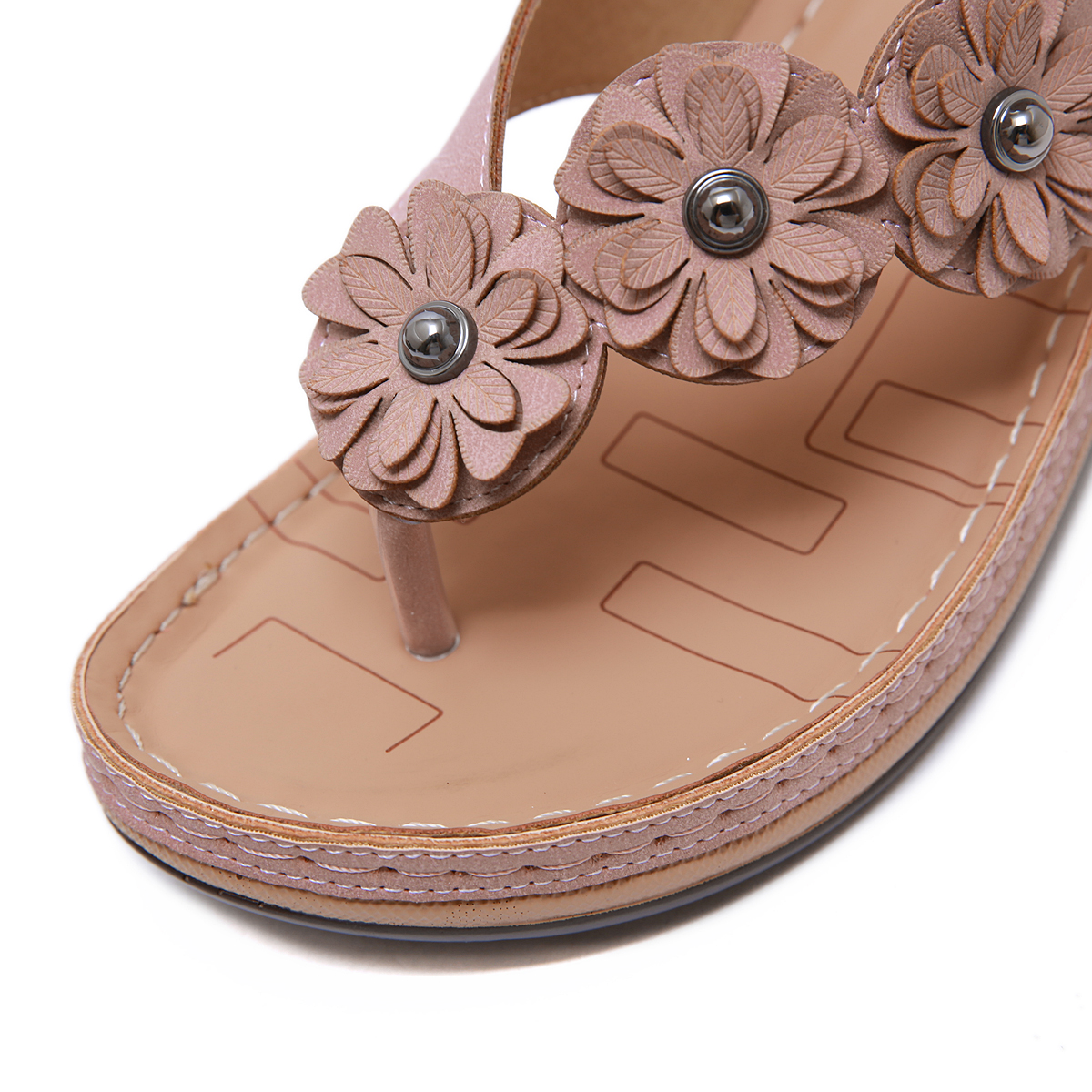 🎁Spring Sale 50% OFF⏳Women's Stylish Comfortable Non-Slip Cushioned Wedge Sandals - Proven Plantar Fasciitis, Foot and Heel Pain Relief