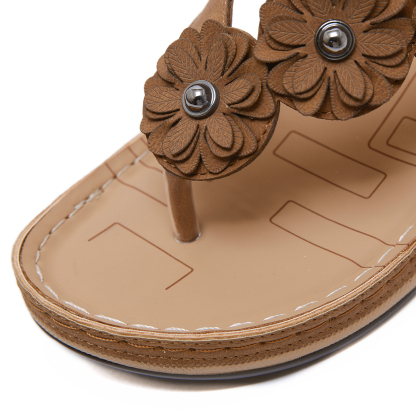 🎁Spring Sale 50% OFF⏳Women's Stylish Comfortable Non-Slip Cushioned Wedge Sandals - Proven Plantar Fasciitis, Foot and Heel Pain Relief