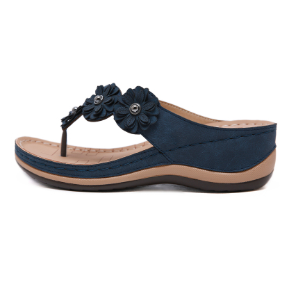 🎁Spring Sale 50% OFF⏳Women's Stylish Comfortable Non-Slip Cushioned Wedge Sandals - Proven Plantar Fasciitis, Foot and Heel Pain Relief